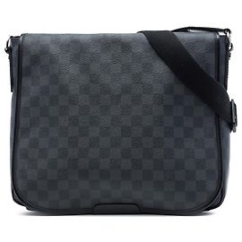 Louis Vuitton Black Damier Graphite Daniel MM