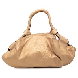 LOEWE Gold Metallic Nappa Aire