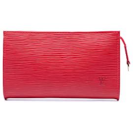 Borsetta Louis Vuitton Red Epi Bucket PM