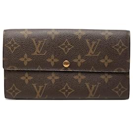 Cartera larga Sarah Monogram marrón Louis Vuitton