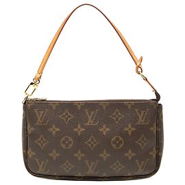 Louis Vuitton Brown Monogram Pochette Accessoires