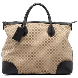 Borsa da viaggio Gucci Beige Diamante Canvas