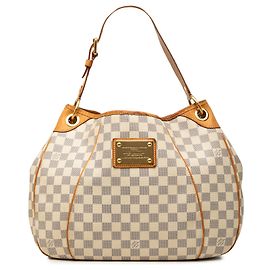 Louis Vuitton White Damier Azur Galliera PM
