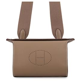 Hermès Borsa a tracolla Hermes Videpoche in pelle Togo Etoupe