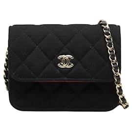 Borsa a tracolla Chanel Matelassé Coco Mark Mini con catena