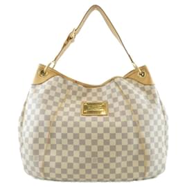 Borsa a tracolla Louis Vuitton Damier Azur Galliera GM