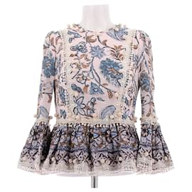 Zimmermann Bedruckte Leinenbluse