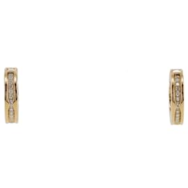 Bvlgari B.Zero1 Orecchini a cerchio Oro Giallo 18K e Diamanti Small - Bulgari