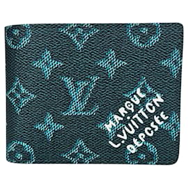 Louis Vuitton Monogram Multiple Wallet Green Men's Wallet