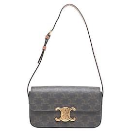 Borsa a tracolla Trio Canvas Tan Claude - Céline