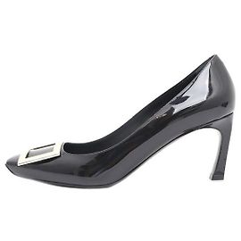 Roger Vivier Trumpet Pumps für Damen mit goldener Metallschnalle