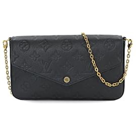 Louis Vuitton Monogram Empreinte Pochette Felicie Chain Wallet