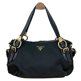 Borsa a mano Prada BR4261 in nylon nera