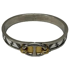 Bracelet Jonc Hermes Mini Click Chaine d'Ancre - Hermès