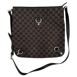 Borsa a tracolla Gucci Abbey GG Canvas