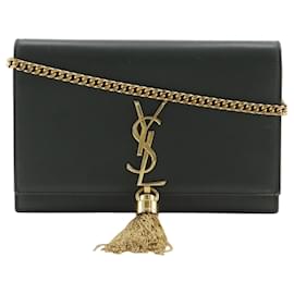 Saint Laurent Classic Monogram Tassel Chain Leather