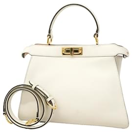 Borsa a mano Fendi Peekaboo I.U. in pelle