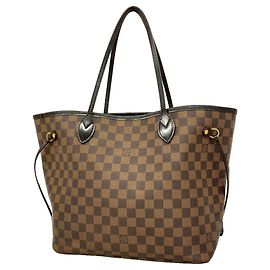 Borsa Tote Louis Vuitton Damier Neverfull MM N51105 Ebene