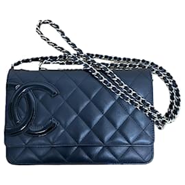 Portafoglio a catena Chanel A46646 Cambon Line
