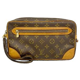 Borsa a pochette Louis Vuitton Monogram Marly Dragonne GM