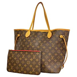 Borsa Tote Louis Vuitton Monogram Neverfull MM in Cerise
