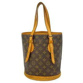 Louis Vuitton Monogram Bucket PM Tote Bag