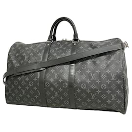 Louis Vuitton Boston Monogram Eclipse Keepall Bandoulière 55