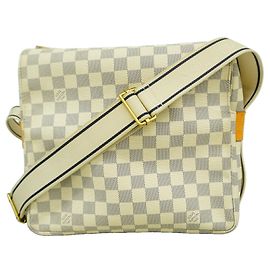 Borsa a tracolla Louis Vuitton Damier Azur Naviglio