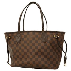 Borsa Tote Louis Vuitton Damier Neverfull PM N51109 Ebene