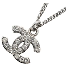 Collana Chanel Argento con Strass
