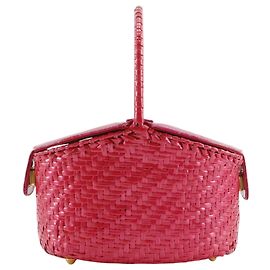 Bolso cesta Fendi en rosa
