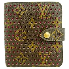 Louis Vuitton Monogram Perforated Compact Zip Wallet