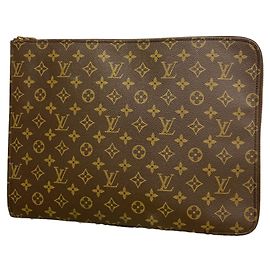 Louis Vuitton Monogram Pochette Document Clutch Bag