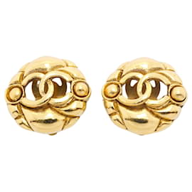 Orecchini a clip Chanel placcati oro