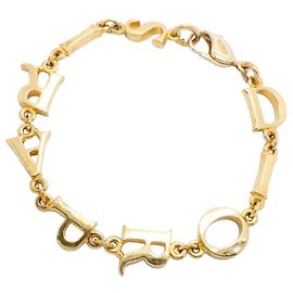 Bracciale con charm placcato oro Christian Dior