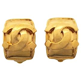 Orecchini a clip Chanel placcati oro