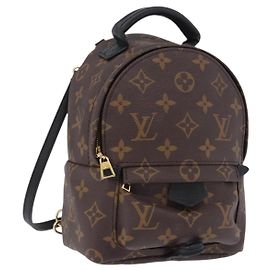 LOUIS VUITTON Monogram Palm Springs MINI Rucksack M44873 LV Auth 195585V