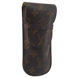 LOUIS VUITTON Monogram Etui a Lunettes Rabat Glasses Case M62970 LV Auth 196139