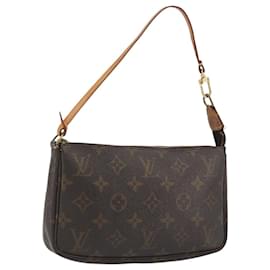 LOUIS VUITTON Monogram Pochette Accessoires Pouch M51980 LV Auth 195016
