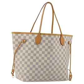 LOUIS VUITTON Damier Azur Neverfull MM Tote Bag N41605 LV Auth bs36475