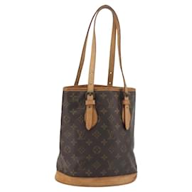 LOUIS VUITTON Borsa a spalla Monogram Bucket PM M42238 LV Auth 194314
