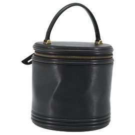 LOUIS VUITTON Borsa a Mano Epi Cannes Nera M48032 LV Auth bs36518