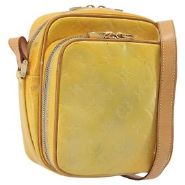LOUIS VUITTON Monogram Vernis Wooster Shoulder Bag Gris M91036 LV Auth 195057