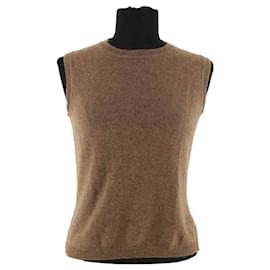 Pull Prada en cachemire marron