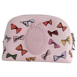 Beauty case Dior rosa in tessuto