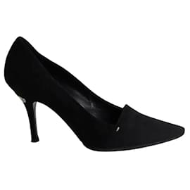 Louis Vuitton Absatzschuhe aus schwarzem Wildleder Größe 37