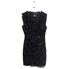 The Kooples Schwarzes Kleid aus Viskose