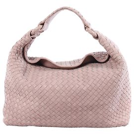 Borsa a tracolla Bottega Veneta in pelle Intrecciato Rosa