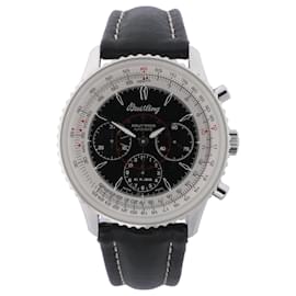Orologio da polso automatico Breitling Montbrillant, rif. A30030.2, quadrante nero