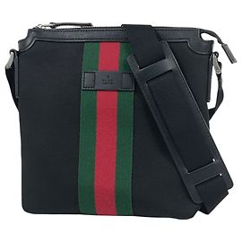 Gucci Schultertasche Sherry Line Web Canvas